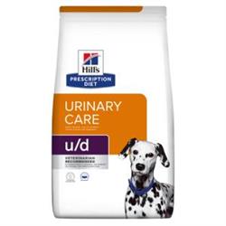 Hill's Prescription Diet Canine u/d. Hundefoder mod urolitter i urinen (dyrlæge diætfoder) 10 kg 